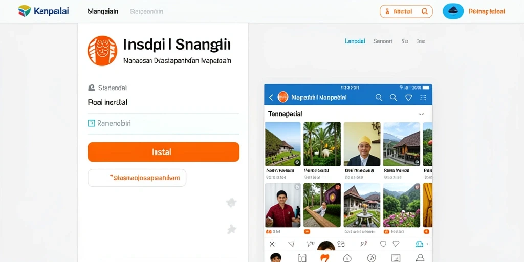 Tampilan antarmuka yang intuitif dan menarik.