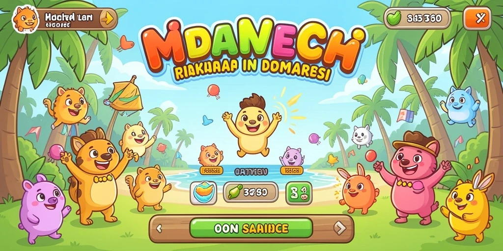 Tampilan awal yang menarik dan mudah dinavigasi.