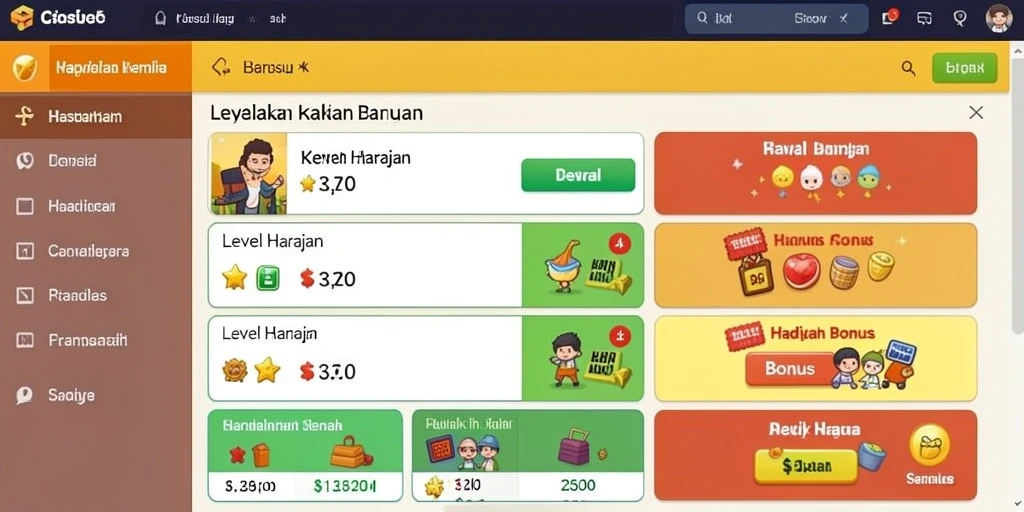 Tampilan antarmuka yang user-friendly dan menarik.